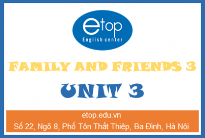 Family and friends 3 - Unit 3 - Track 29+30+31